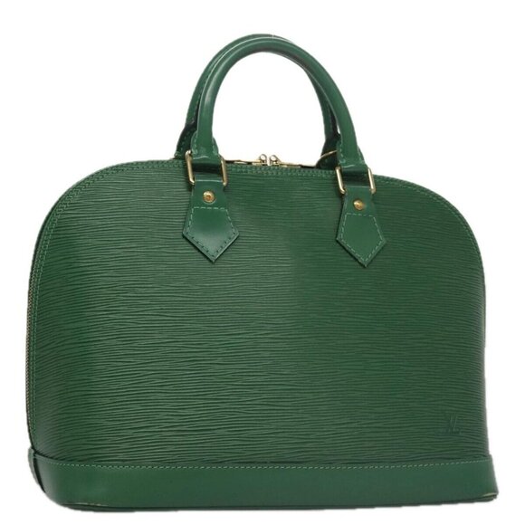 LOUIS VUITTON Epi Alma Hand Bag Borneo Green - Picture 1 of 16
